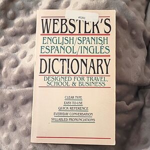 5/$25 Webster's English/Spanish Dictionary